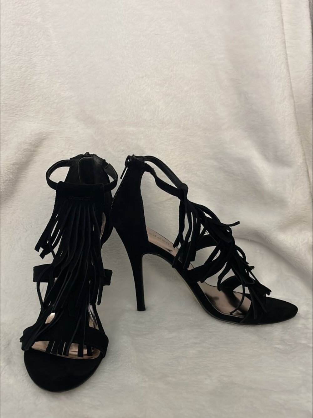 Madden Girl Demi III Heeled Pumps Black Womems Size 7.5 New